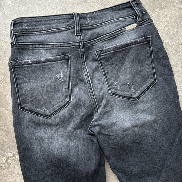 KanCan Signature Distressed Black Denim - Picture 5 of 6